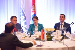 NALED Working Lunch With PM Brnabić