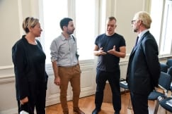 Ambassador Lutterotti promotes arts fair Vienna Contemporary