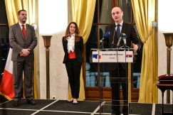 Ambassador Mondoloni presents the Ordre des Arts et des Lettres