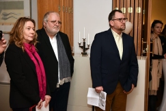 Ambassador Schieb announces the exhibition of German contemporary art