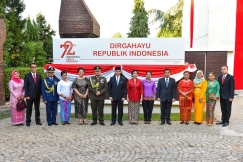 Independence Day of Indonesia Marked
