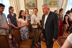 Meeting Of Krakow Students And Catholic Church Representatives In Serbia