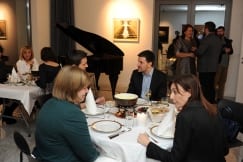 Swiss Cheese Fondue Soiree at the Ambassador's Residence
