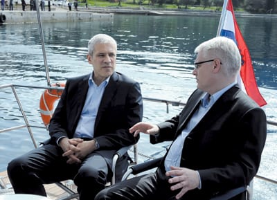 With BORIS TADIĆ, Former Serbian President, Opatija 2010