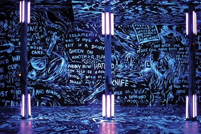 LAURIE ANDERSON, Chalkroom installation