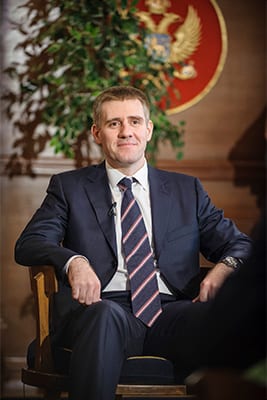 Igor Lukšić, Deputy Prime Minister and Minister of Foreign Affairs and European Integration of Montenegro