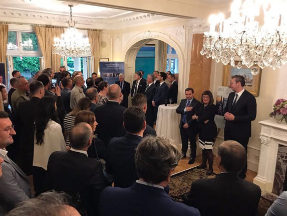 Ambassador Kyle Scott hosts President Vucic