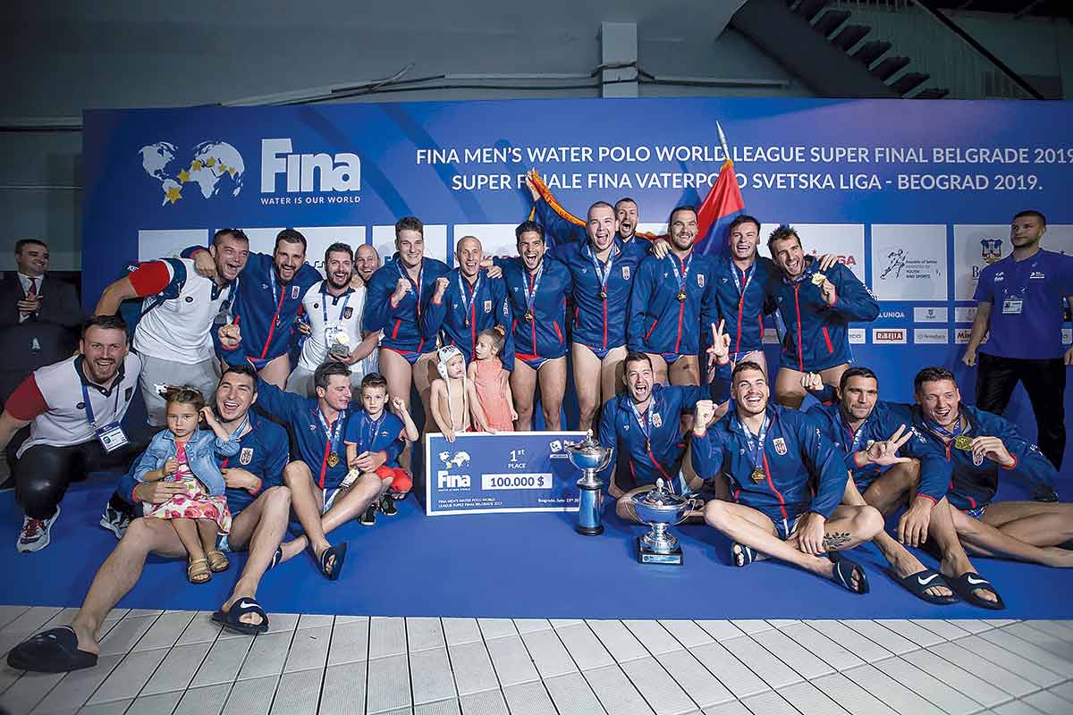 Serbia wins fifth consecutive water polo world league title