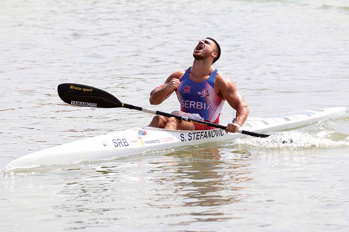 Stefanovic won silver at the Canoe Sprint World Championships