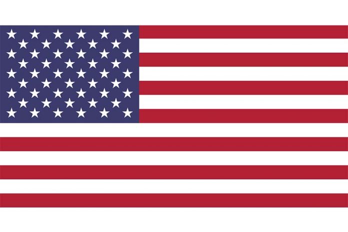 Embassy Of The United States Of America flag Ambasada Sjedinjenih Američkih Država zastava