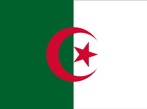 Algeria flag Alzira zastava