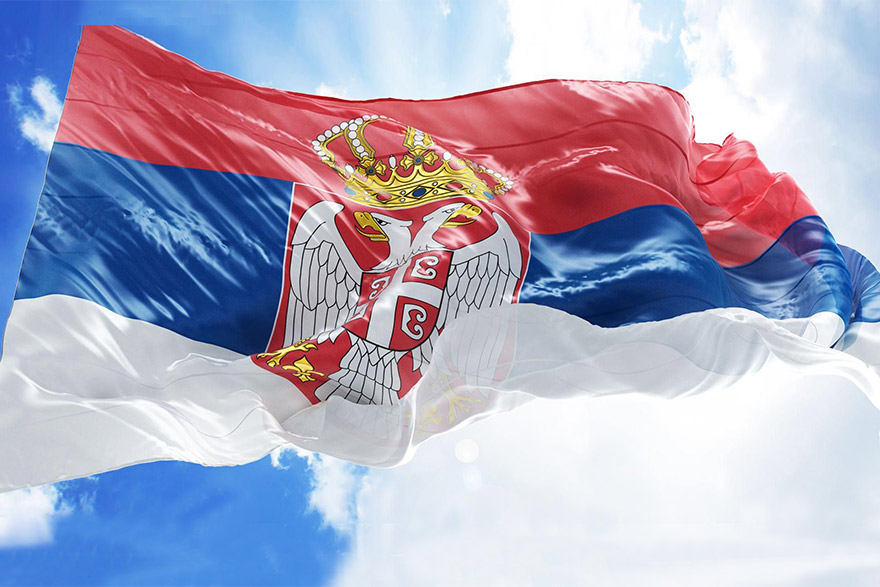 Zastava Srbije Serbian Flag