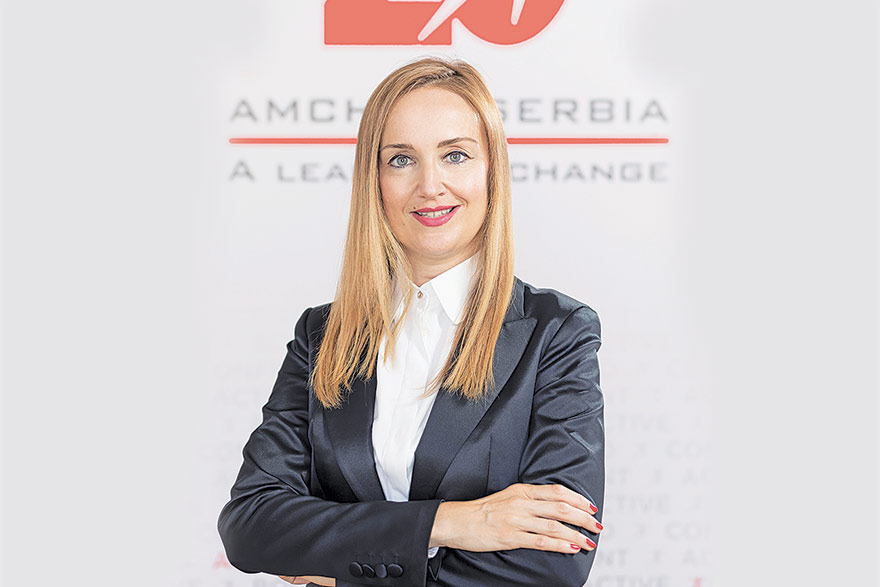 Vera Nikolić Dimić, AmCham Discrimination With A Ribbon