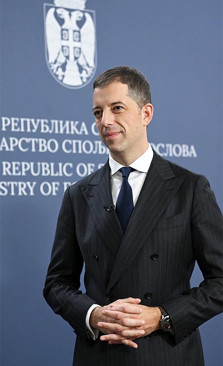 Marko Đurić, Serbian Minister of Foreign Affairs: Bilateral Rising
