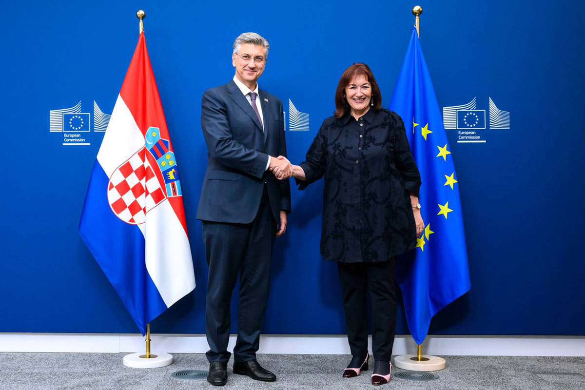Plenković and Šuica Discuss Mediterranean Cooperation Ahead of EU-MED9 Summit